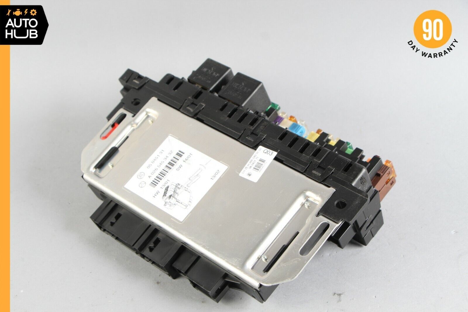 03-12 Mercedes R230 SL500 SL550 SL55 AMG Rear SAM Fuse Box Relay Module OEM