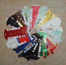 80 Pieces China Cigarettes Wrappers UNUSED