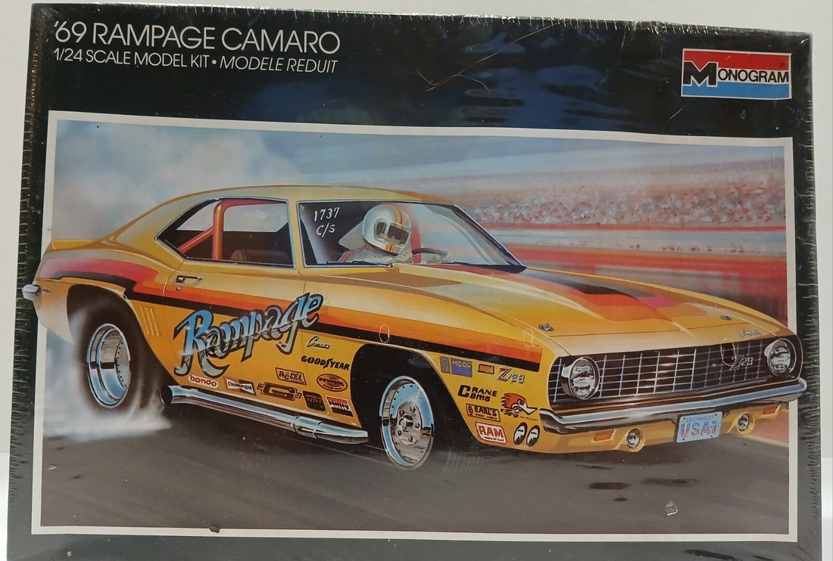 【未開封】Monogram 1/24 カマロ ハイローラー Camaro 1969 CHEVROLET CAMARO SS/RS GOLD 