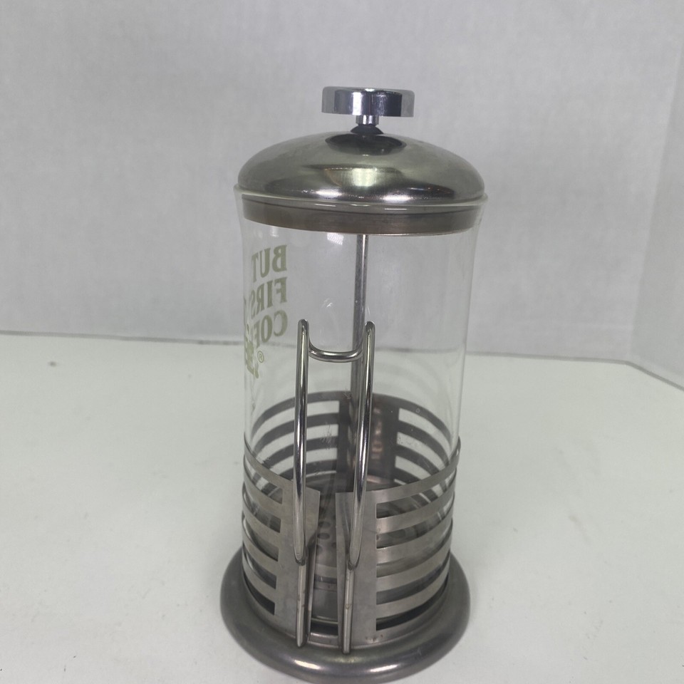 Coffee Maker French Press Alfred 20 oz. “But First, Coffee” Glass 8