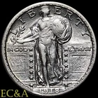 1918-S STANDING LIBERTY QUARTER CHOICE AU (SLQ037)
