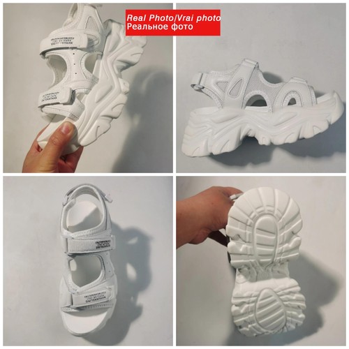 Fujin 8cm Women Sandals Platform Thick Chunky Shoes Platform Ins Casual Summer - Picture 10 of 26