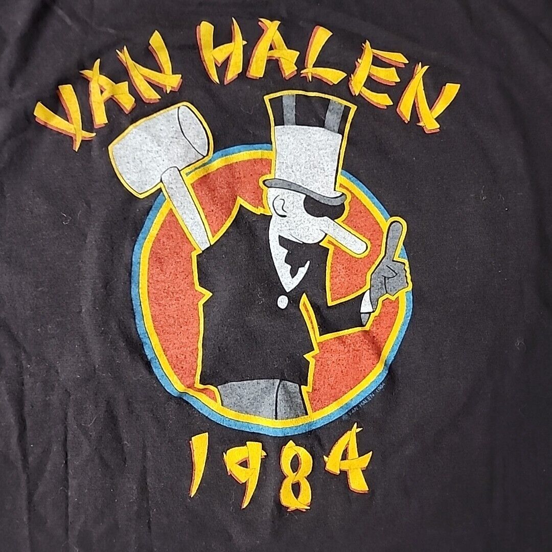 Vintage 80’s Van Halen Tour of the World 1984 Con… - image 5