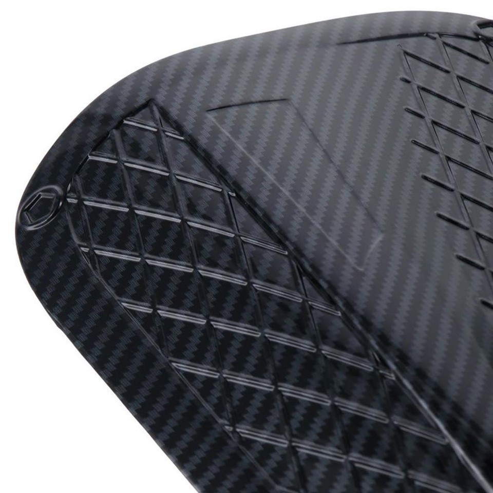 Carbon / Black Car Gas Tank Door Cover Trim Fuel Tank Cover for Toyota