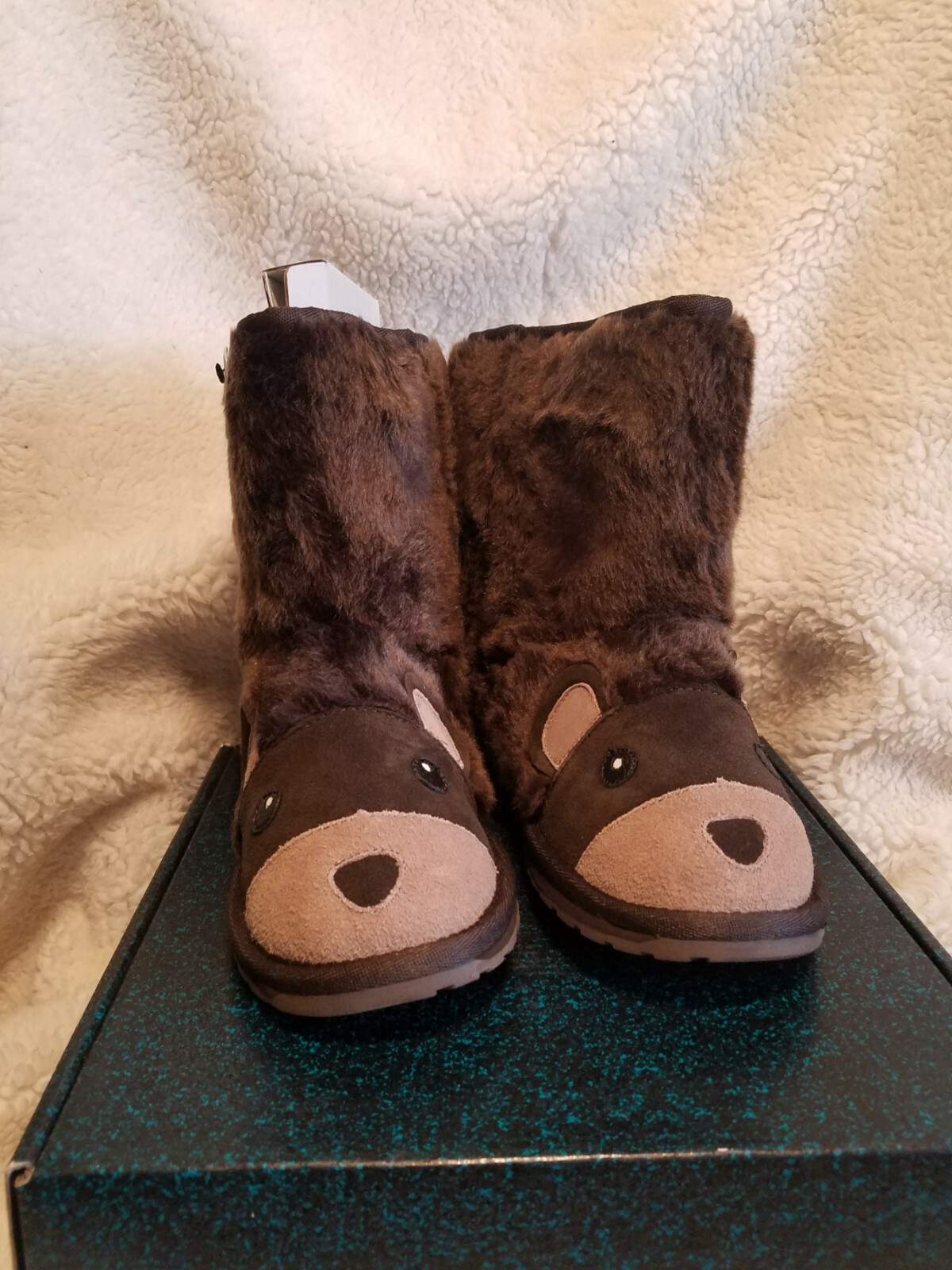 Emu Australia Kids Brown Bear Merino 