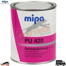 MIPA PU 420 Seam Sealer 1KG Polyurethane Adhesive Sealant Tin Grey