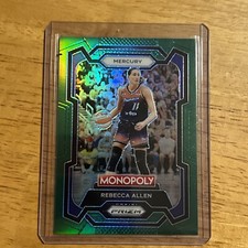 2024 Panini Prizm WNBA Monopoly Rebecca Allen #09/24 Green Holo  Prizm #18 🔥🔥