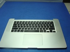 MacBook Pro 15" A1398 Mid 2014 MGXC2LL/A Top Case Palmrest NO Battery 661-8311