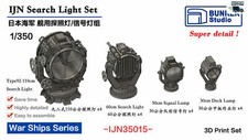 BUNKER STUDIO IJN35015 1/350 Scale IJN Search Light Set
