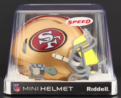 SAN FRANCISCO 49ers NFL Riddell SPEED Mini Football Helmet w/ EYE ...