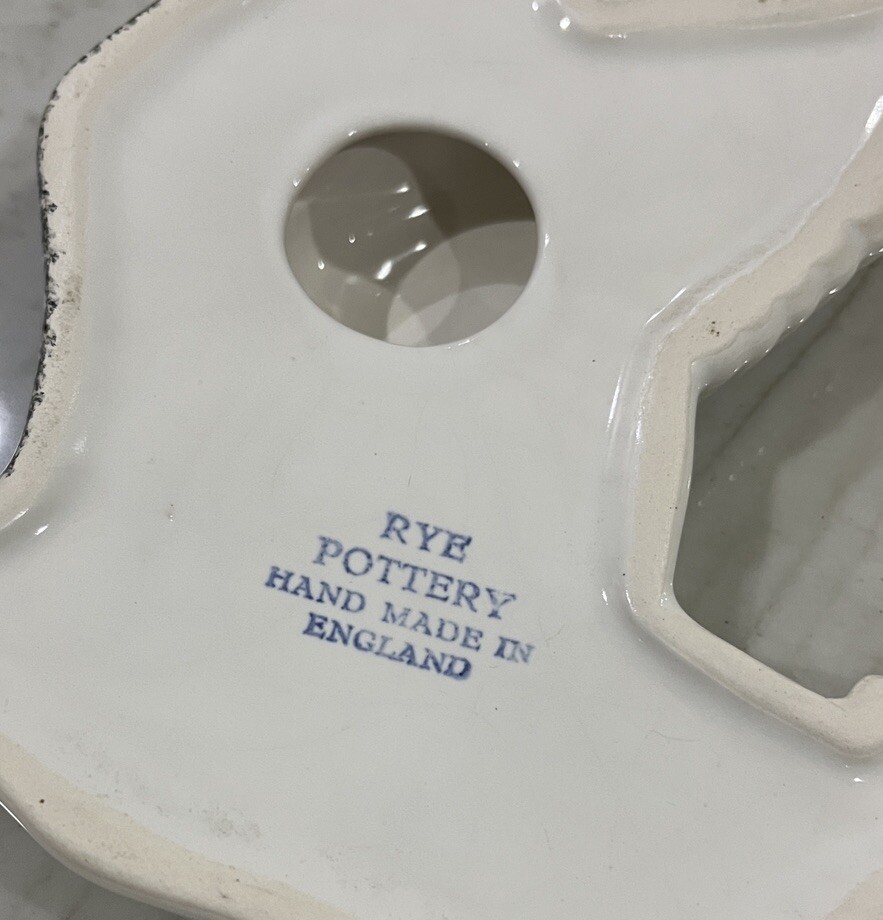 Vintage RYE POTTERY 3 Flying Geese Ducks Seagulls Wall Art