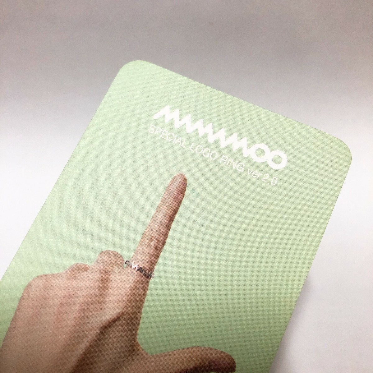 【値下げ中】MAMAMOO SPECIAL LOGO RING ver 2.0 YESASIA: Mamamoo Official Goods - Logo Ring Ver 2.0 (Size 11