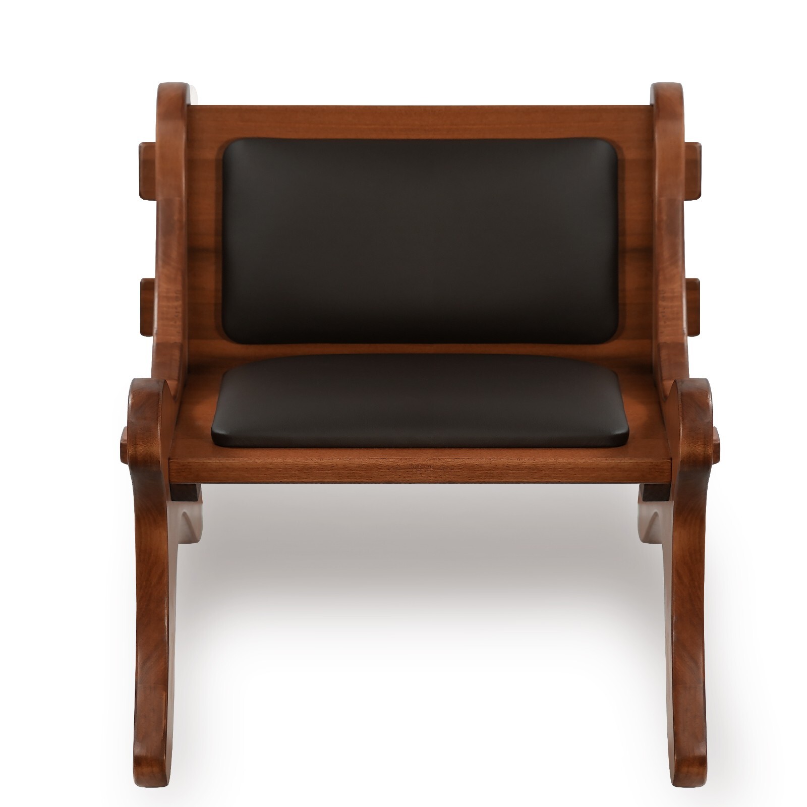 CONSDAN Kids Chair, USA Grown Hardwood Toddler Chairs w/ Leather Backrest & Seat