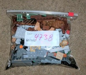 Lego 4738 Harry Potter Hagrid's Hut Near Complete with Minifigures missing 2 pcs