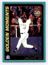 2000 Topps Golden Moments Joe Carter #386 Toronto Blue Jays HOF Baseball Card