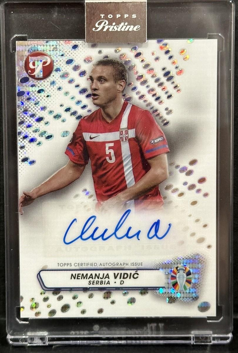 2023 Topps Pristine Road To Euro 2024 Serbia Nemanja Vidic Pulsar