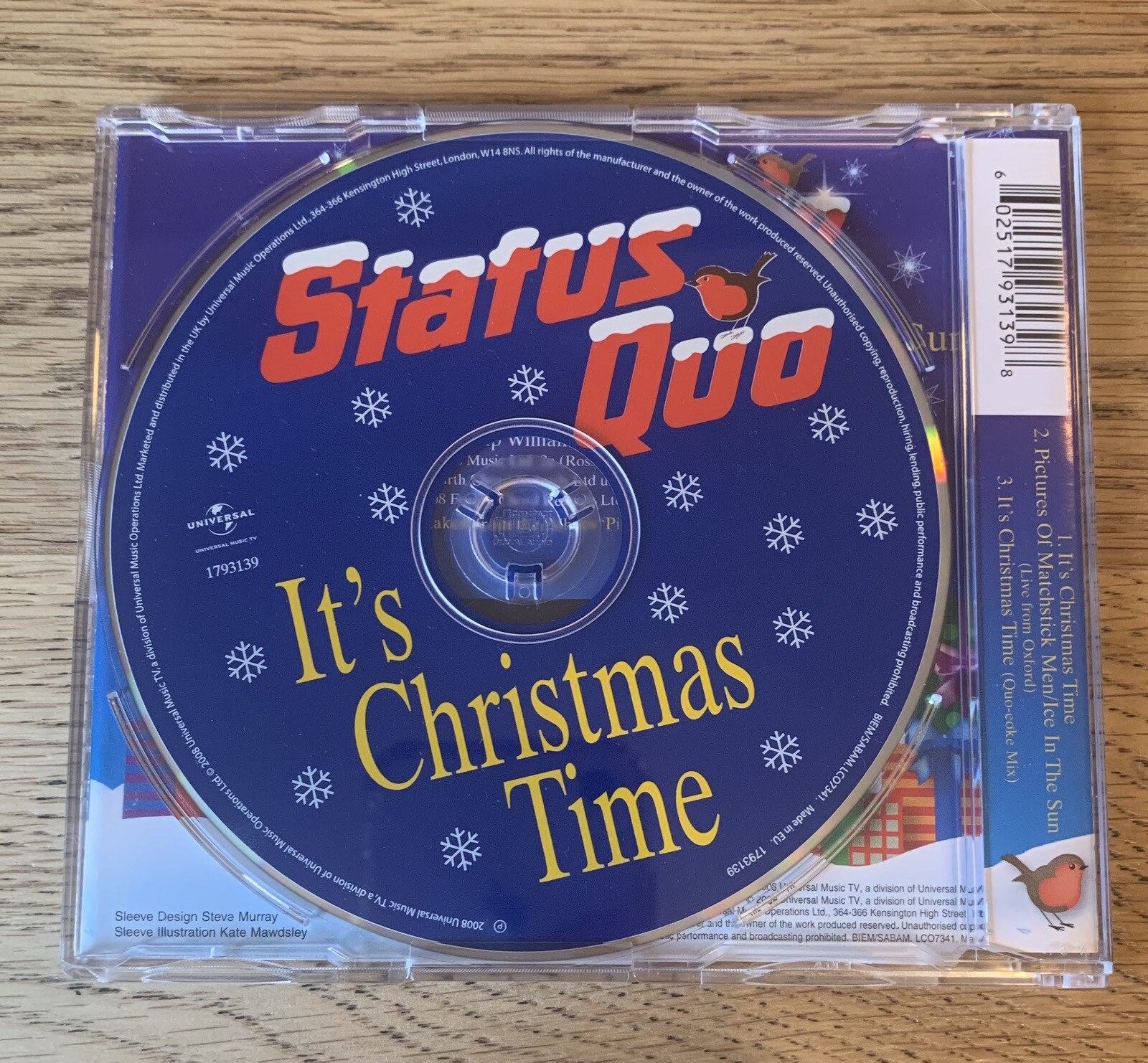 Status Quo It's Christmas Time CD Single 2008 Universal Music VGC eBay