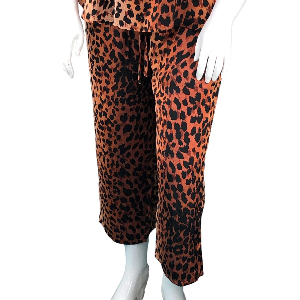 Conjunto de pijama elástico Natori para mujer talla L estampado animal a juego Foto 3 de 4