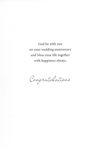 Religious WEDDING Card FOR COUPLE, One Person, by American Greetings+ Envelope - Picture 2 of 4