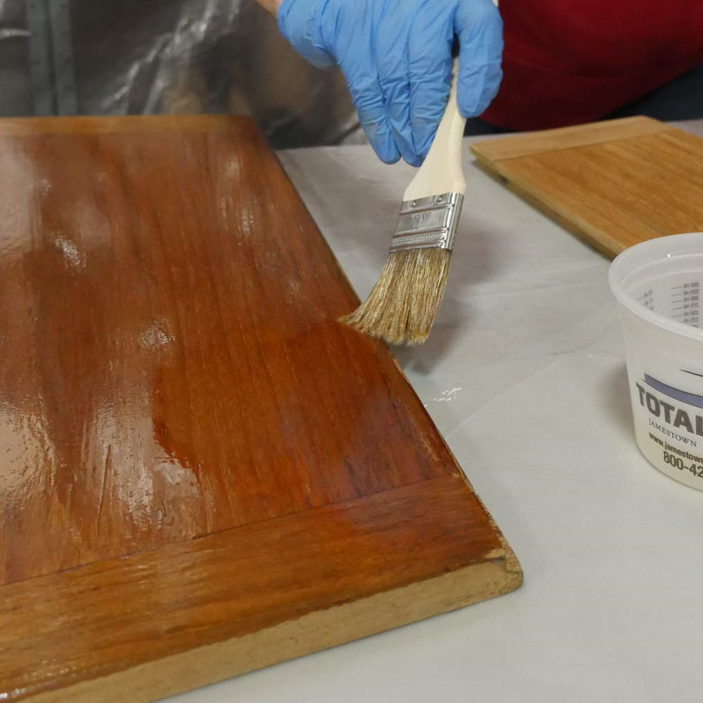 Clear Epoxy Wood Sealer Stabilizer, Rot Repair (Quart