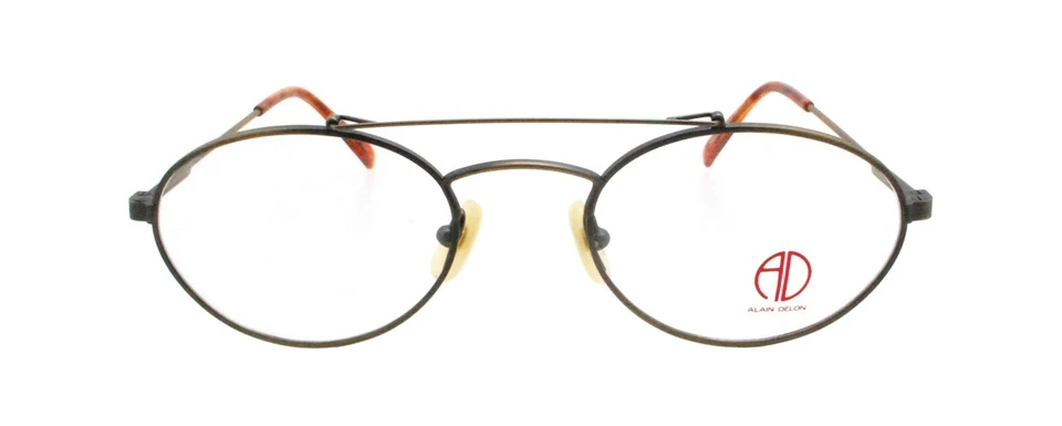 Nuevas Gafas Auténticas Alain Delon 3117 Col-No-3-S Años 80 De Colección Bronce Metal Foto 2 de 4