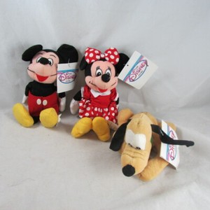 Disney Store 8 Mini Bean Bag Plush Toys Mickey Mouse Minnie Goofy Paper s Ebay