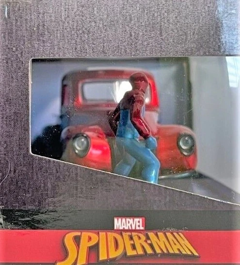Jada 1:32 Marvel Spiderman Proto-Suit Spider-Man & 1941 Ford Pickup 1:32 Diecast - Imagem 4 de 4