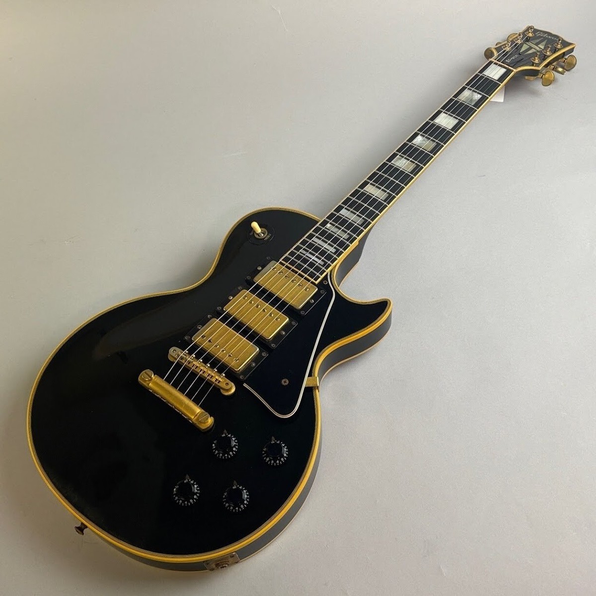 Gibson Pre Historic Les Paul Custom Ebony Black Gold Hardware USA