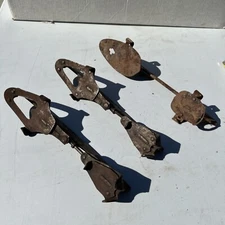 Primative - Antique Metal Ice Skates - Lot Of 3