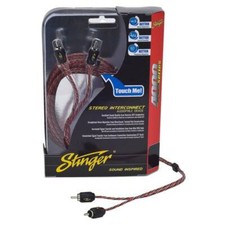 Stinger SI426 6Ft 4000 2Ch Directional Twisted RCA Cable