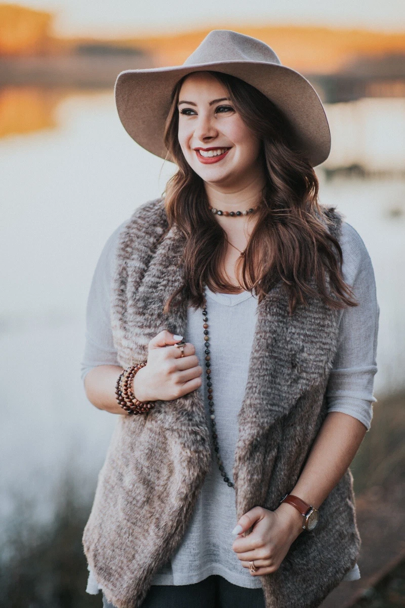 Maurices fur vest sale
