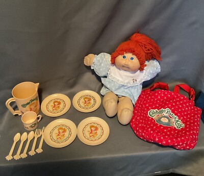 Cabbage Patch Kids Red Hair, Blue eyes 2 dimples misc lot 