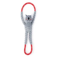 Acceptable_ZippyPaws - RopeTugz Koala Dog Toy - Durable Rope, Squeaky