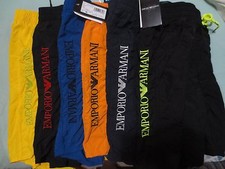 EMPORIO ARMANI Men's Nylon SWIM Board SHORTS Swimwear Trunks S, M, L and XL NWT