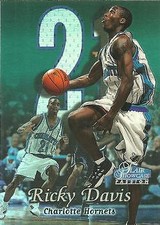 Ricky Davis #80 1998-99 Flair Showcase Charlotte Hornets Basketball