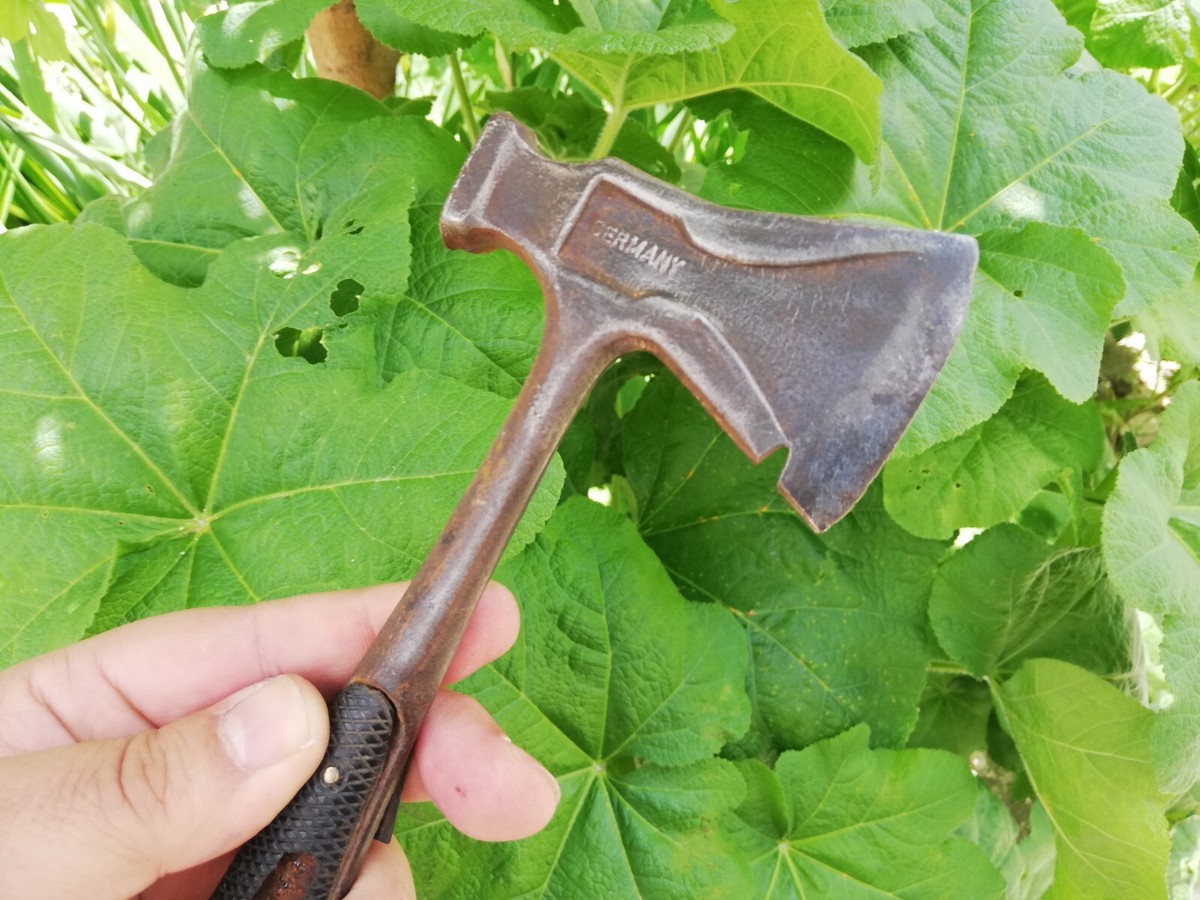 Vtg Old DGM 5664-87 WW2 WWII German HJ Multitool Axe Hatchet