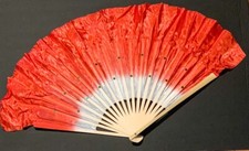 1 pc of Silk Dance Dancing Fan 30 16 inches Red
