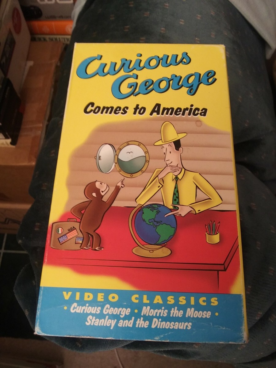 Curious George Comes To America 1982 VHS stop-motion