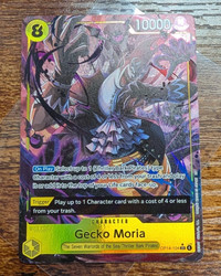 Gecko Moria OP14-104 (Alternate Art) The Azure Sea's Seven