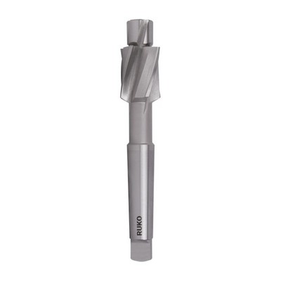 RUKO Flachsenker HSS mit Morsekegel und festem Führungszapfen 13,0 mm
