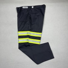 Cintas Uniform Comfort Flex High Visibility Safety Work Pants Men 42x32 Gray NEW