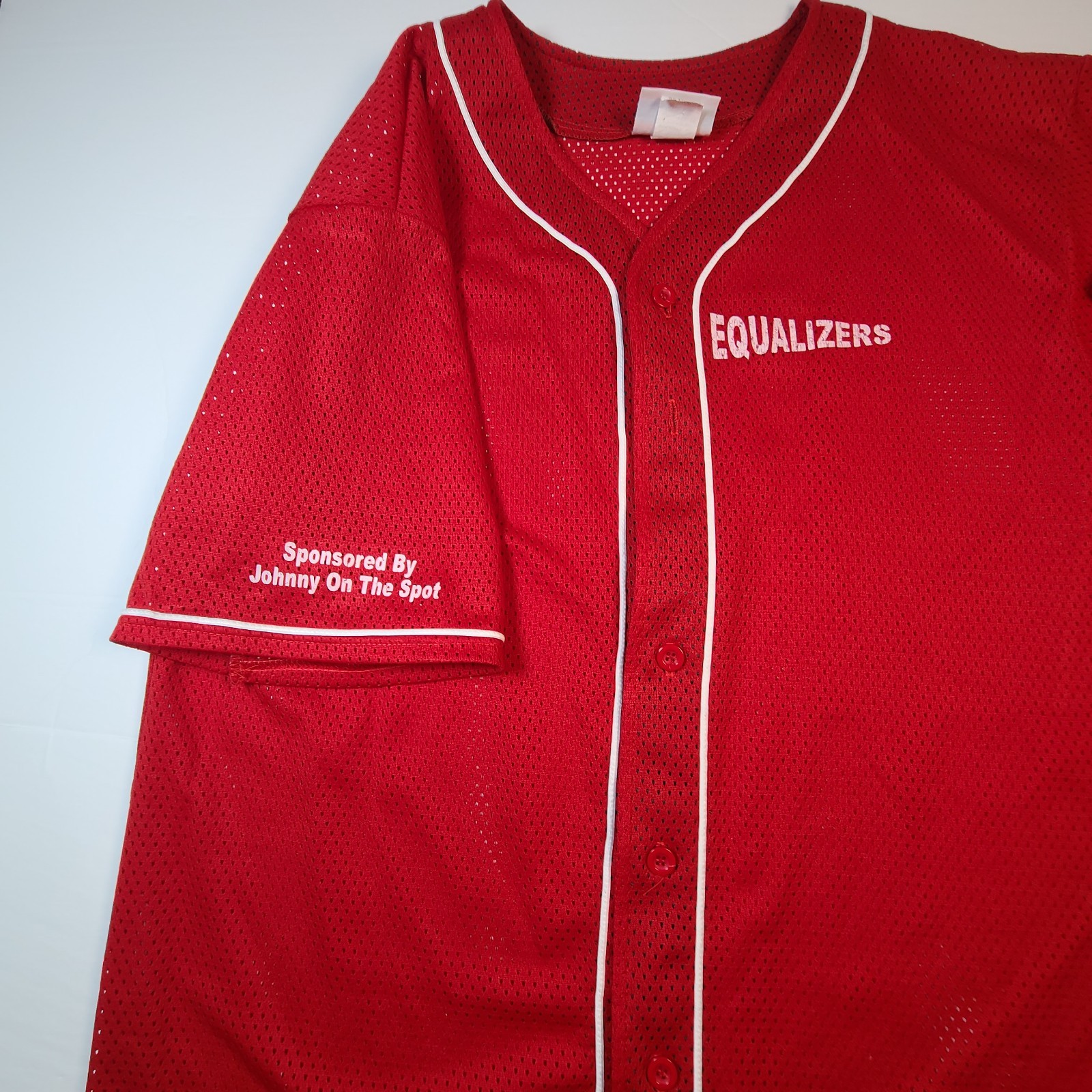 Equalizers Throwback Baseball Jersey Button Up Re… - image 4