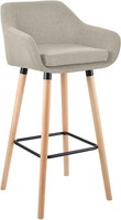 Barhocker Grant Stoff Creme