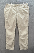 Lauren Ralph Lauren Pants Womens 8 Tan Mid Rise Khakis Preppy Casual Careerwear