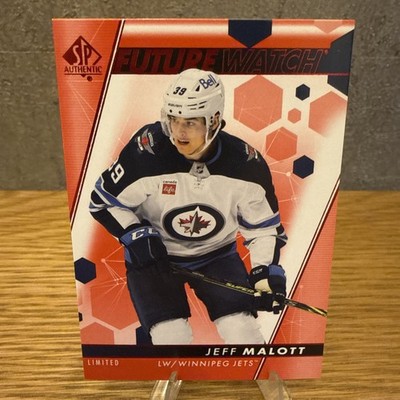 2022-23 SP Authentic Future Watch Limited Red #184 Jeff Malott Winnipeg Jets