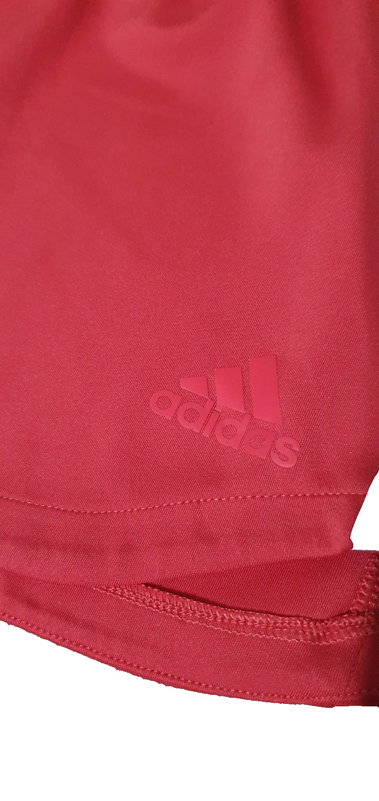 Y2K Ladies Adidas  Harry Styles Rare Vintage Red Shorts Classic white stripes-XL image 3