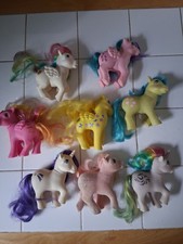 Vintage 80s My Little Pony MLP Toy Horse Lot Of 8 Hong Kong