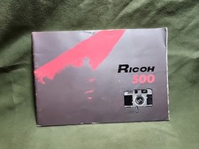 Vintage Ricoh 500 Camera Manual Booklet Manual Only 