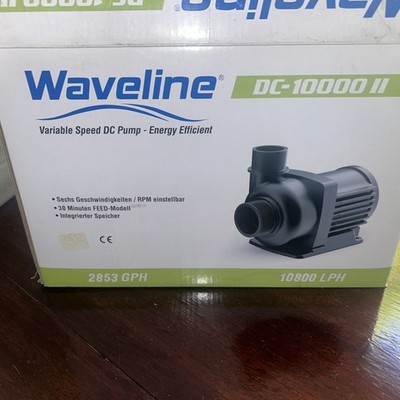 Waveline DC-10000 II Marine Controllable Water Pump open box 2853GPH 6 speed 