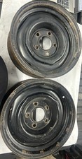 Chevy Gm 15x6 Steel Wheels Rims Pair Full Size 5 On 5 Bolt Pattern Oem J20543